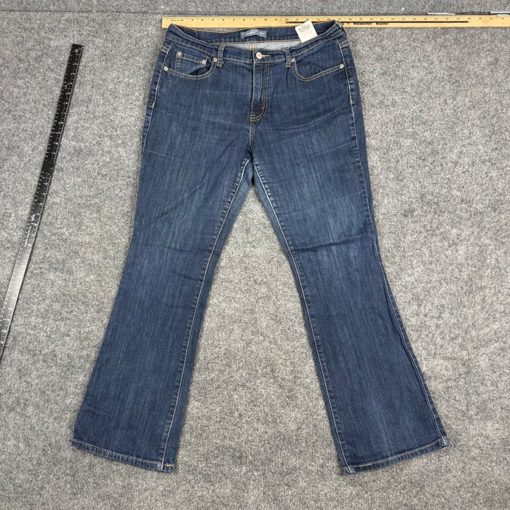 Levi's Jeans Womens Size 12 M Blue 515 Bootcut Mid Rise Stretch Denim Casual